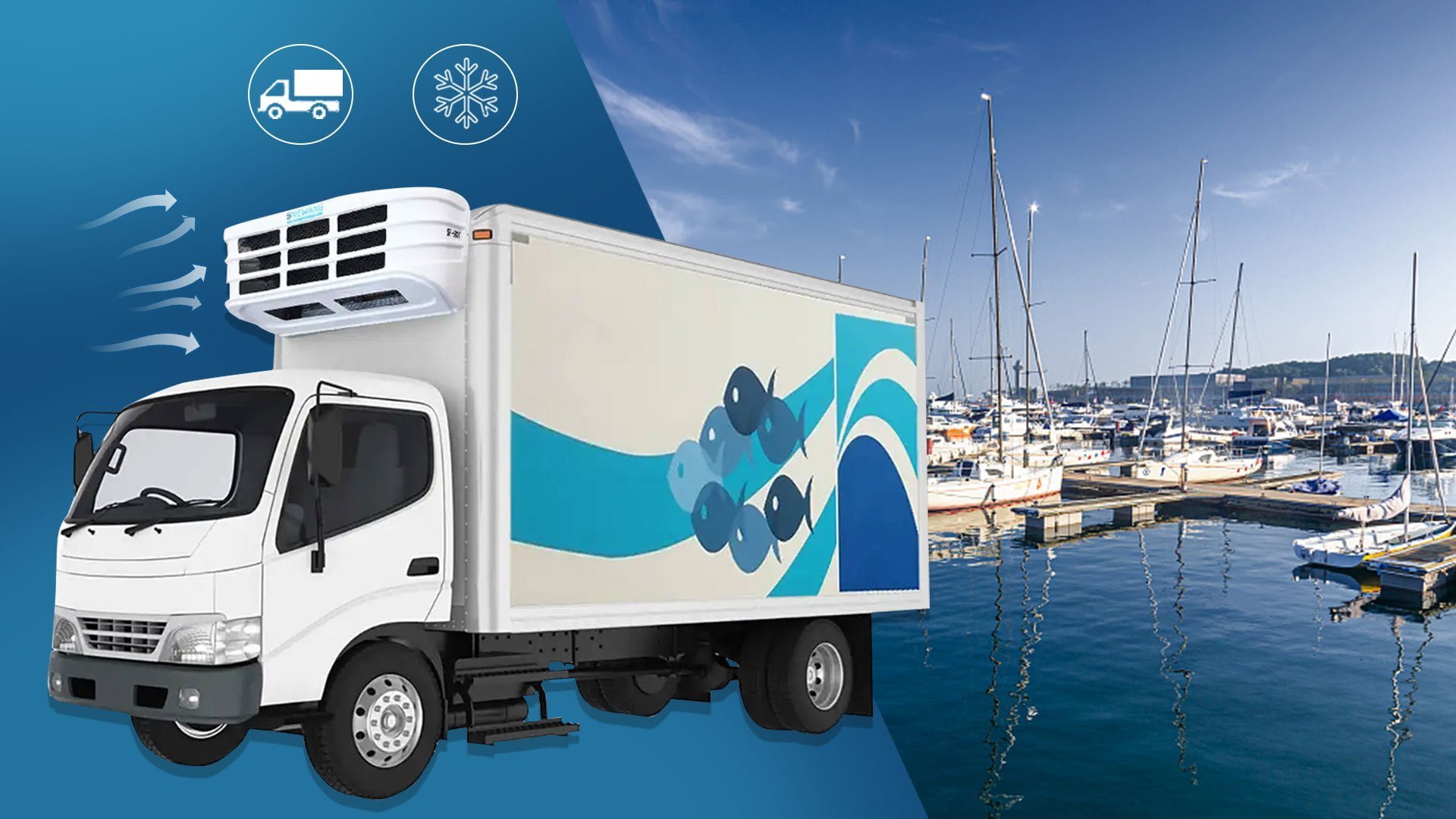 SNEWANG Refrigerated Unit for Truck&Van-Seafood and Fish
