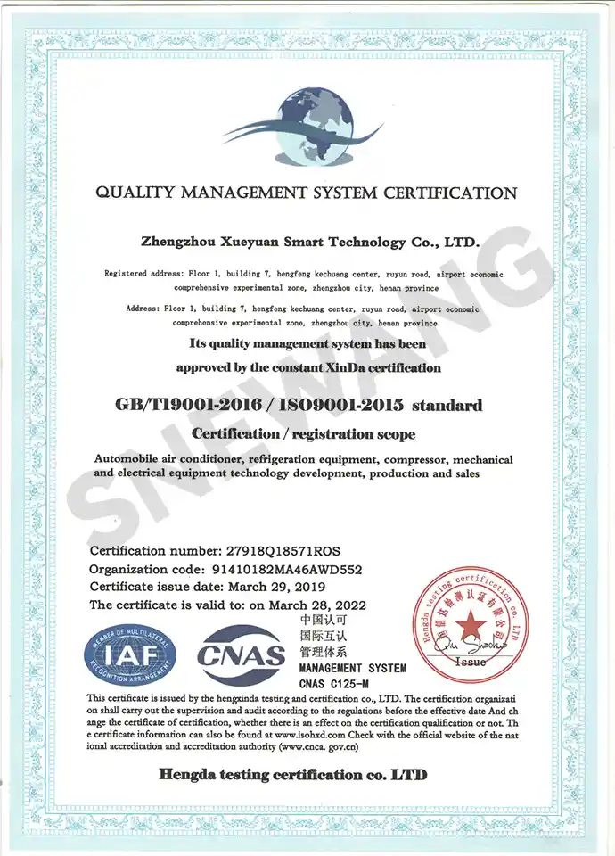 Certificates-ISO