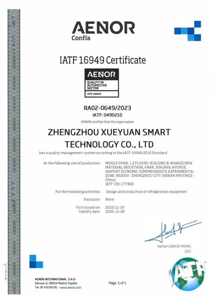 snewang IATF 16949